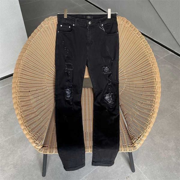 men's jeans amirs designer fashion pants cool stylish leisure ripped brand high street elastic washed cashew flower style hole high-gra, Blue
men's jeans amirs designer fashion pants cool stylish leisure ripped brand high street elastic washed cashew flower style hole high-gra, Blue