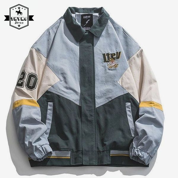 men's jackets american street men bomber embroidery color contrast loose jacket pilot coat spring autumn hip hop korean fashion 230213, Black;brown
men's jackets american street men bomber embroidery color contrast loose jacket pilot coat spring autumn hip hop korean fashion 230213, Black;brown
