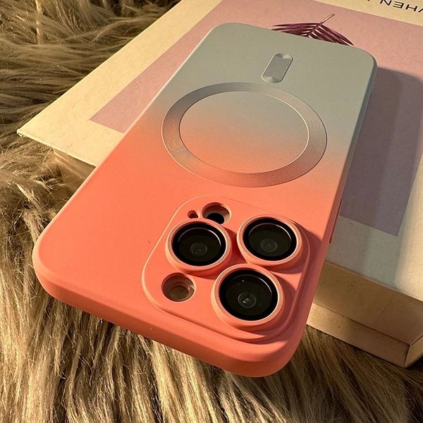 luxury magsafe wireless charge matte case for iphone 14 13 12 11 pro max plus soft magnetic bumper gradient color cover
luxury magsafe wireless charge matte case for iphone 14 13 12 11 pro max plus soft magnetic bumper gradient color cover