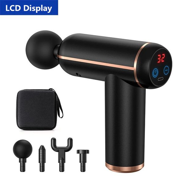 full body massager massage gun portable percussion pistol for neck deep tissue muscle relaxation gout pain relief fitness 230214
full body massager massage gun portable percussion pistol for neck deep tissue muscle relaxation gout pain relief fitness 230214