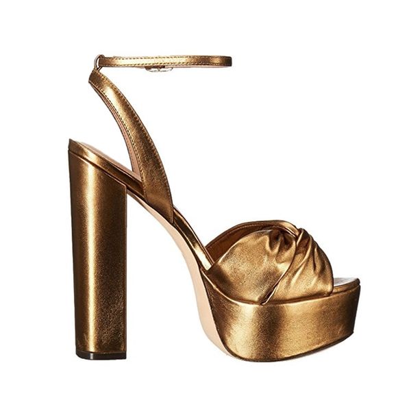 gold platform sandals wedding bridal pumps leather high chunky heel womens summer gladiators plus size 35-43, Black
gold platform sandals wedding bridal pumps leather high chunky heel womens summer gladiators plus size 35-43, Black