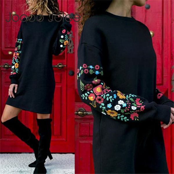 casual dresses jocoo jolee dresses women autumn mini dress elegant long sleeve floral print loose warm dress black streeetwear vestidos 2302, Black;gray
casual dresses jocoo jolee dresses women autumn mini dress elegant long sleeve floral print loose warm dress black streeetwear vestidos 2302, Black;gray