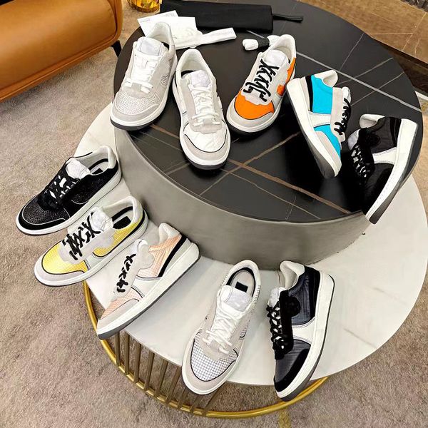 designer calfskin casual shoes vintage suede leather sneakers men women trainers platform lace-up shoe fashion patchwork sneaker, Black
designer calfskin casual shoes vintage suede leather sneakers men women trainers platform lace-up shoe fashion patchwork sneaker, Black