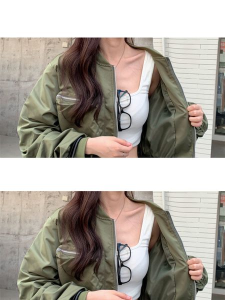 womens jackets houzhou y2k retro green crop zipper women hippie streetwear oversized pockets cargo jacket 90s aesthetic vintage coat 230214, Black;brown
womens jackets houzhou y2k retro green crop zipper women hippie streetwear oversized pockets cargo jacket 90s aesthetic vintage coat 230214, Black;brown