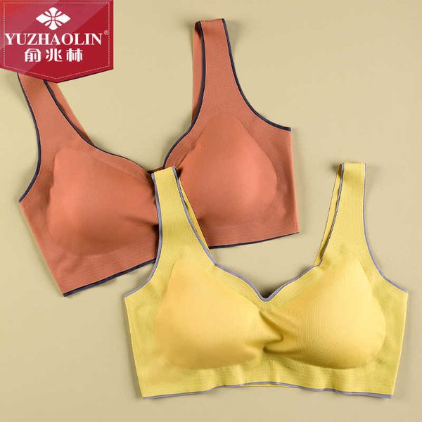 bra set lingerie yu zhaolin women's sports underwear one piece traceless naked feeling no steel ring quality comfortable sleep, Red;black
bra set lingerie yu zhaolin women's sports underwear one piece traceless naked feeling no steel ring quality comfortable sleep, Red;black