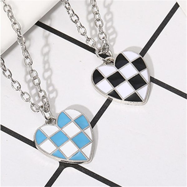 fashion black blue heart necklace designer pendant woman alloy silver plated sqaure necklaces pendants with chain for women jewelry chokers
fashion black blue heart necklace designer pendant woman alloy silver plated sqaure necklaces pendants with chain for women jewelry chokers