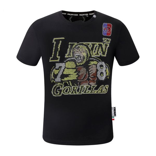 phillip plain men's t-shirts designer pp skull diamond t shirt short sleeve dollar brown bear brand tee o-neck skulls tshirt tees 05, White;black
phillip plain men's t-shirts designer pp skull diamond t shirt short sleeve dollar brown bear brand tee o-neck skulls tshirt tees 05, White;black