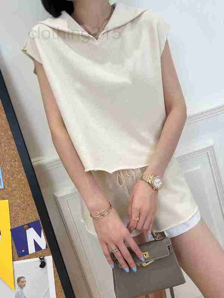 women's tracksuits designer high-end spring and summer leisure refined reduced age navy collar beige vest shorts set hmn0, Gray
women's tracksuits designer high-end spring and summer leisure refined reduced age navy collar beige vest shorts set hmn0, Gray