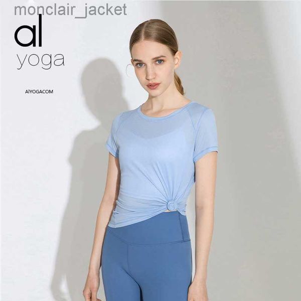 designer alos yoga spring and summer new sports short-sleeved blouse fitness suit women's t-shirt mesh beauty tight-fitting yoga suit, White
designer alos yoga spring and summer new sports short-sleeved blouse fitness suit women's t-shirt mesh beauty tight-fitting yoga suit, White