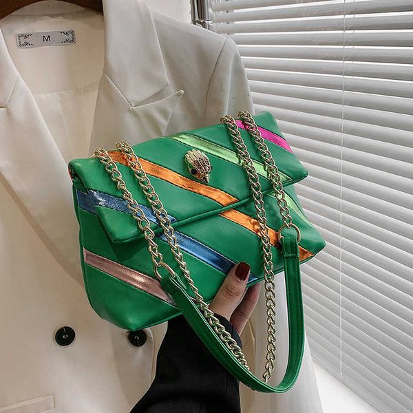 shoulder bag designer handbags rainbow bags purses contrast striped chain crossbody bag trend women underarm messenger bags purses 230215
shoulder bag designer handbags rainbow bags purses contrast striped chain crossbody bag trend women underarm messenger bags purses 230215