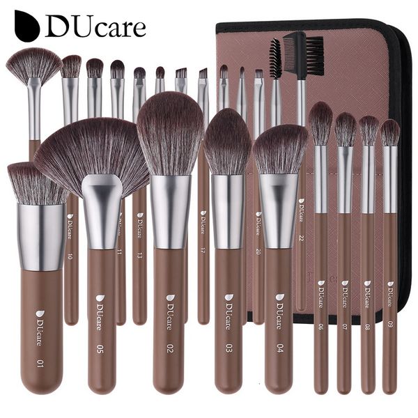 makeup tools ducare makeup brushes 22pcs with foldable bag nylon hair fan powder eyeshadow blending eyeliner eyebrow cosmestic make up brush
makeup tools ducare makeup brushes 22pcs with foldable bag nylon hair fan powder eyeshadow blending eyeliner eyebrow cosmestic make up brush