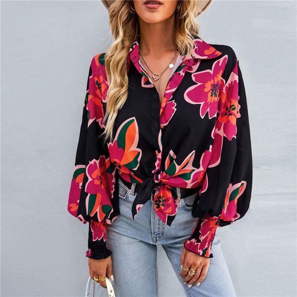 women's blouses shirts office lady print casual blouses fashion button long sleeve white shirt ladies elegant patchwork slim 230215
women's blouses shirts office lady print casual blouses fashion button long sleeve white shirt ladies elegant patchwork slim 230215