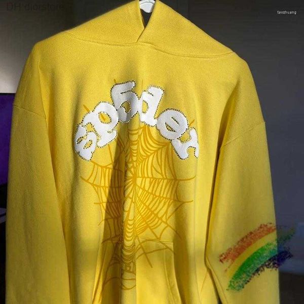 men's hoodies yellow sp5der 555555 hooded men women white 3d foam printing web hoodie young thug pulloverudt7, Black
men's hoodies yellow sp5der 555555 hooded men women white 3d foam printing web hoodie young thug pulloverudt7, Black