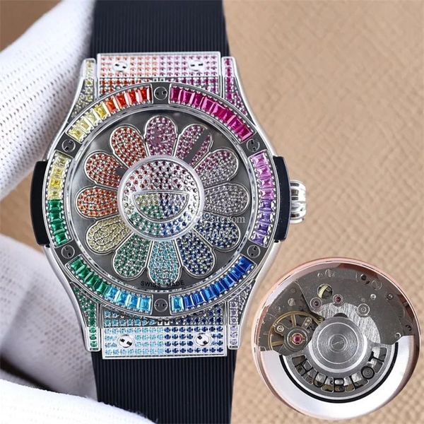 luxury watch 45x13.45mm 1214 automatic chain winding movement steel shell sunflower luxury watch wristwatch 50m waterproof designer watch, Slivery;golden
luxury watch 45x13.45mm 1214 automatic chain winding movement steel shell sunflower luxury watch wristwatch 50m waterproof designer watch, Slivery;golden
