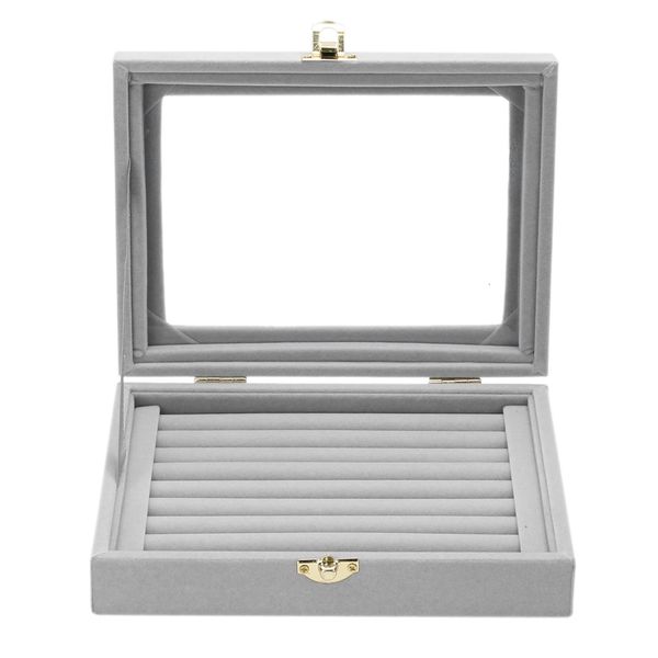 jewelry boxes 24 grids8 booths velvet jewelry box with glass cover jewelry ring display box tray holder storage box organizer drop 230214, Black;white
jewelry boxes 24 grids8 booths velvet jewelry box with glass cover jewelry ring display box tray holder storage box organizer drop 230214, Black;white