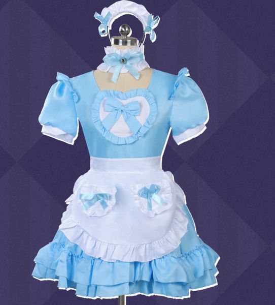 dress cos maid uniform soft girl lovely lolita apron for direct sale skirt outfit ocean blue white women lace, Black;red
dress cos maid uniform soft girl lovely lolita apron for direct sale skirt outfit ocean blue white women lace, Black;red