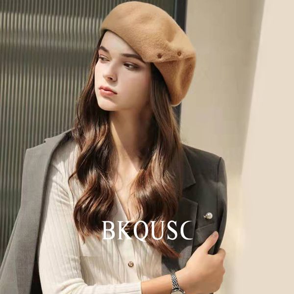 beanieskull caps premium aussie wool beret ladies elegant vintage french painter hat women's stylish soft warm metal button artist bere, Blue;gray
beanieskull caps premium aussie wool beret ladies elegant vintage french painter hat women's stylish soft warm metal button artist bere, Blue;gray