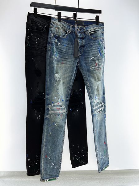 new pattern2023 brand designer jean highquality water washing broken hole design luxury comfort stretch men's jeans, Blue
new pattern2023 brand designer jean highquality water washing broken hole design luxury comfort stretch men's jeans, Blue
