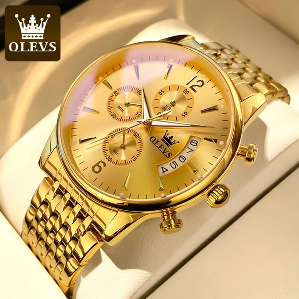 wristwatches olevs mens watch waterproof luminous wrist watch quartz stainless steel watch for men pilot brand male watches 230215, Slivery;brown
wristwatches olevs mens watch waterproof luminous wrist watch quartz stainless steel watch for men pilot brand male watches 230215, Slivery;brown