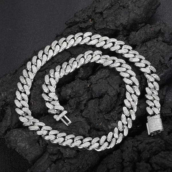 jewelry graduated cuban chain necklace 12mm flip buckle double row full diamond fashion personalized men's bracelet hiphop with cz luxu, Black
jewelry graduated cuban chain necklace 12mm flip buckle double row full diamond fashion personalized men's bracelet hiphop with cz luxu, Black