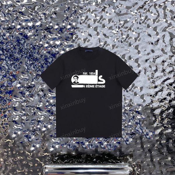 xinxinbuy men designer tee t shirt 23ss paris head portrait 1854 print short sleeve cotton women white black grey xs-2xl, Black;brown
xinxinbuy men designer tee t shirt 23ss paris head portrait 1854 print short sleeve cotton women white black grey xs-2xl, Black;brown