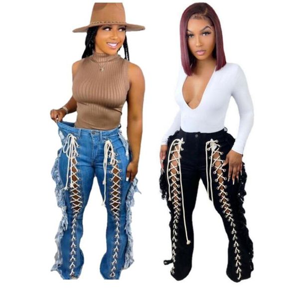 2023 designer tassels jeans women clothes high waist bandage denim pants casual blue trousers fashion stretchy slim holes pencil pant bulk w
2023 designer tassels jeans women clothes high waist bandage denim pants casual blue trousers fashion stretchy slim holes pencil pant bulk w
