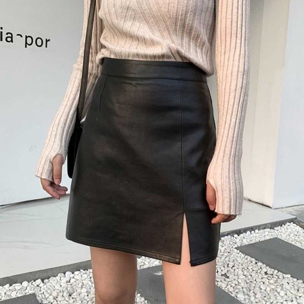 skirts slit leather skirt female 2020 autumn winter new a- line skirt office lady sheath skirt high waist slimming skirt mujer faldas l23021, Black
skirts slit leather skirt female 2020 autumn winter new a- line skirt office lady sheath skirt high waist slimming skirt mujer faldas l23021, Black