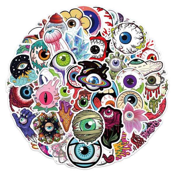 52pcs cool horror eyeball stickers halloween terror eye pupil graffiti kids toy skateboard car motorcycle bicycle sticker decals
52pcs cool horror eyeball stickers halloween terror eye pupil graffiti kids toy skateboard car motorcycle bicycle sticker decals