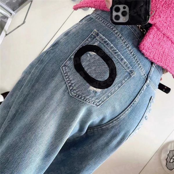 womens jeans designer embroidery letters denim pants high elastic fashion brand lady pant high grade women clothing, Blue
womens jeans designer embroidery letters denim pants high elastic fashion brand lady pant high grade women clothing, Blue