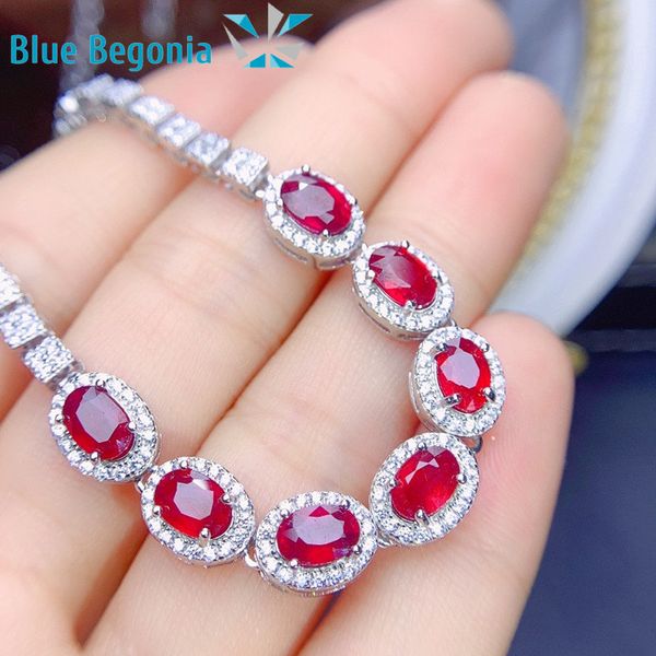 gemstone real 925 sterling natural ruby bracelet silver jewelry for women anniversary gift 6x4mm, Black
gemstone real 925 sterling natural ruby bracelet silver jewelry for women anniversary gift 6x4mm, Black