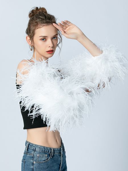 fingerless gloves feather cuffs party wedding furry sleeve cuffs women fashion fur sleeve glove sleeve real ostrich feather white long sleev, Blue;gray
fingerless gloves feather cuffs party wedding furry sleeve cuffs women fashion fur sleeve glove sleeve real ostrich feather white long sleev, Blue;gray