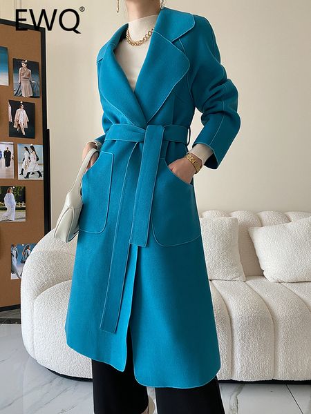 women's jackets ewq lapel woolen coats mid length long sleeves solid color female luxury fashion clothing autumn winter 26d307 230215, Black;brown
women's jackets ewq lapel woolen coats mid length long sleeves solid color female luxury fashion clothing autumn winter 26d307 230215, Black;brown