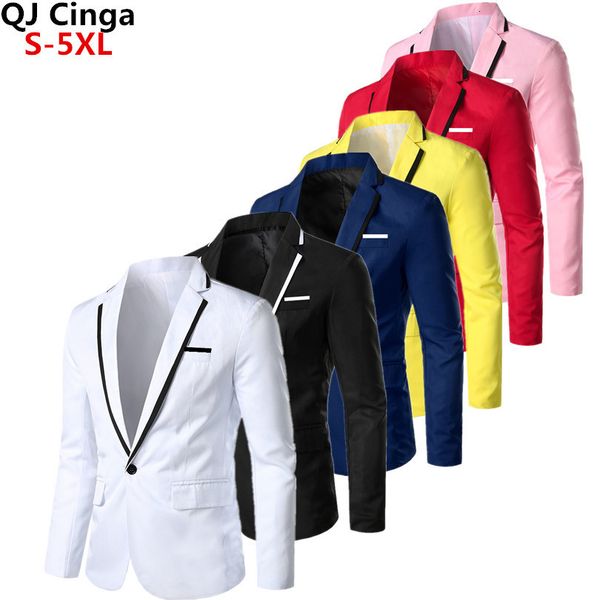 men's suits blazers blazers masculino homme slim fit for men stylish casual solid blazer business wedding party outwear coat suit regul, White;black
men's suits blazers blazers masculino homme slim fit for men stylish casual solid blazer business wedding party outwear coat suit regul, White;black