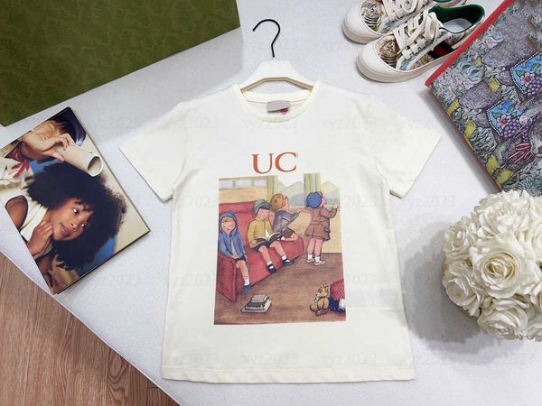 2023 kids short sleeve baby t-shirt child clothing summer boys and girls reading pattern design products round neck new size 90-150 cm, Blue
2023 kids short sleeve baby t-shirt child clothing summer boys and girls reading pattern design products round neck new size 90-150 cm, Blue
