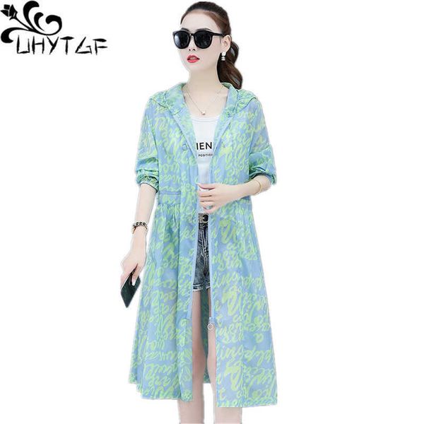 outdoor t-shirts uhytgf midlength oversized thin sun protection clothing printed ice silk breathable summer jacket women hooded female coat, Gray;blue
outdoor t-shirts uhytgf midlength oversized thin sun protection clothing printed ice silk breathable summer jacket women hooded female coat, Gray;blue