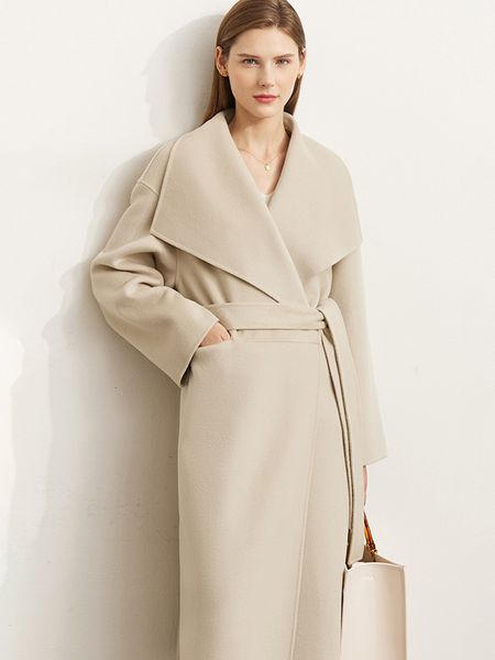 women's jackets amii minimalism 100 wool coat winter warm solid laceup design elegant turndown collar long coat 12241039 230215, Black;brown
women's jackets amii minimalism 100 wool coat winter warm solid laceup design elegant turndown collar long coat 12241039 230215, Black;brown