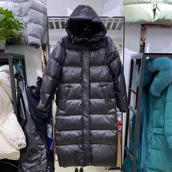 women's vests 2023 long kneelength bright face down jacket women's medium and thick hood 90 white duck coat 230215, Black;white
women's vests 2023 long kneelength bright face down jacket women's medium and thick hood 90 white duck coat 230215, Black;white