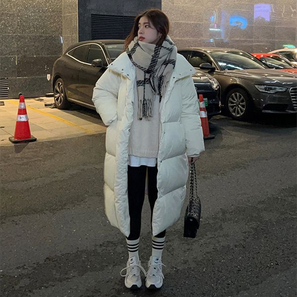 women's vests winter korean version loose and versatile thickened standing collar long down jacket warm white duck for women 230215, Black;white
women's vests winter korean version loose and versatile thickened standing collar long down jacket warm white duck for women 230215, Black;white