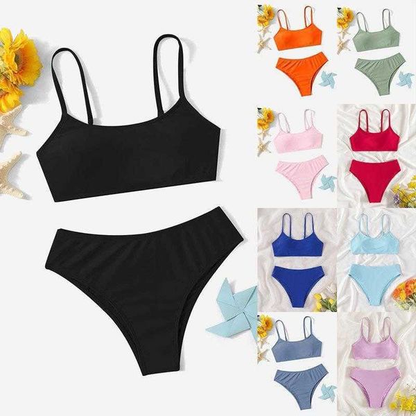 big kids two pieces swimsuit way multi color tube high waist childrens baby, Blue
big kids two pieces swimsuit way multi color tube high waist childrens baby, Blue