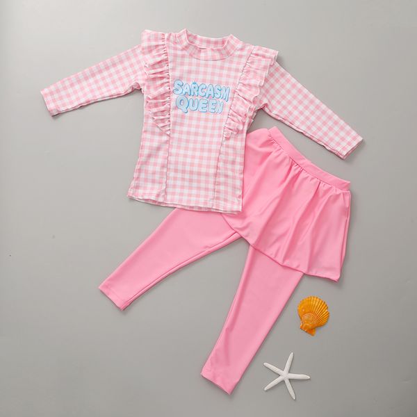 children's swimwear girls' clothes long sleeves long pants beach sunscreen quick-drying medium and older children's split swi
children's swimwear girls' clothes long sleeves long pants beach sunscreen quick-drying medium and older children's split swi