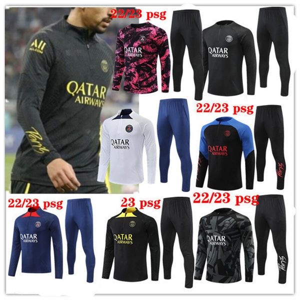 21 22 23 psgs jerseys tracksuits messis mbappe training kit survetement foot tuta retro futbol 22/23/24 psgs soccer football men and kids ma, Black
21 22 23 psgs jerseys tracksuits messis mbappe training kit survetement foot tuta retro futbol 22/23/24 psgs soccer football men and kids ma, Black