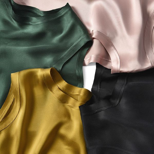 women's blouses shirts summer comfortable elegant wild shirt korean women fashion satin tank summer office lady ice silk tank 230215, White
women's blouses shirts summer comfortable elegant wild shirt korean women fashion satin tank summer office lady ice silk tank 230215, White