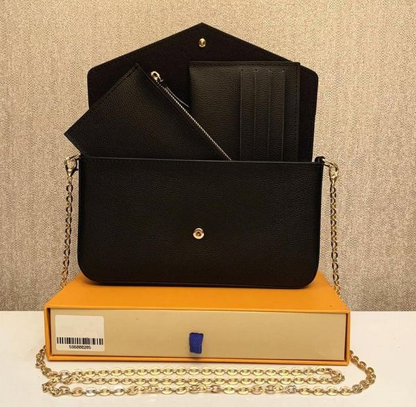 classic luxury designer handbag pochette felicie bag genuine leather handbags shoulder clutch tote messenger shopping purse with box 3pcs /
classic luxury designer handbag pochette felicie bag genuine leather handbags shoulder clutch tote messenger shopping purse with box 3pcs /