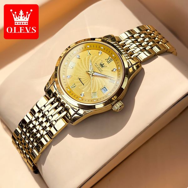 wristwatches olevs automatic mechanical watch for women luxury brand ladies wristwatch waterproof luminous steel strap gold watches 6630 230, Slivery;brown
wristwatches olevs automatic mechanical watch for women luxury brand ladies wristwatch waterproof luminous steel strap gold watches 6630 230, Slivery;brown