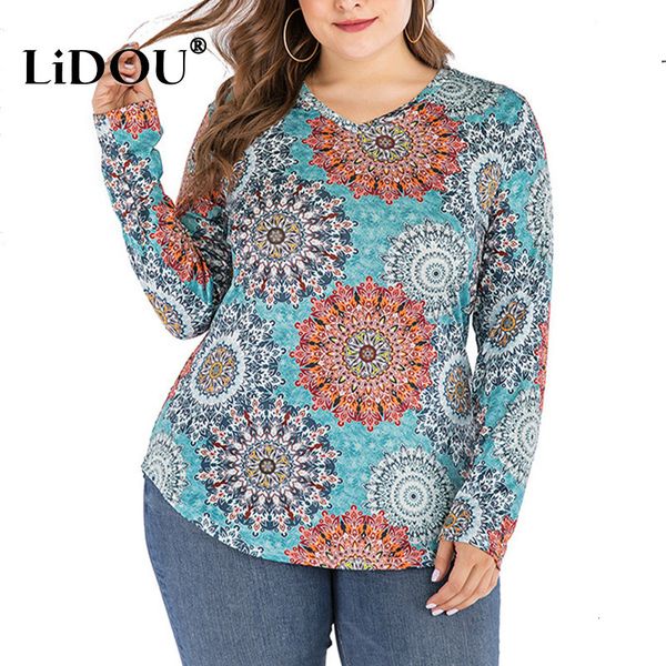 women's plus size t-shirt spring autumn fashion vintage print plus size lady t-shirt simple casual oversized woman long sleeve elegant, Black
women's plus size t-shirt spring autumn fashion vintage print plus size lady t-shirt simple casual oversized woman long sleeve elegant, Black
