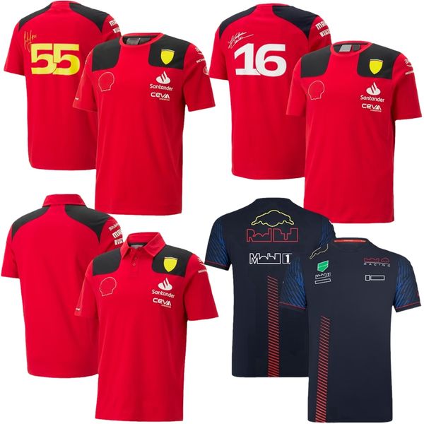 2023 formula 1 f1 racing sets carlos sainz charles leclerc set up t-shirt casual breathable polo summer car motorsport team jersey shirts, Black;blue
2023 formula 1 f1 racing sets carlos sainz charles leclerc set up t-shirt casual breathable polo summer car motorsport team jersey shirts, Black;blue