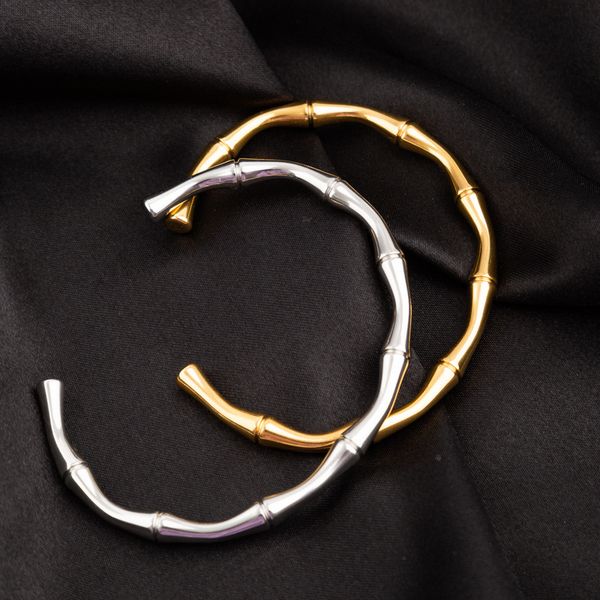 s3432 fashion jewelry vintage bamboo joint titanium steel bangle bracelets for women opening bracelet, Black
s3432 fashion jewelry vintage bamboo joint titanium steel bangle bracelets for women opening bracelet, Black