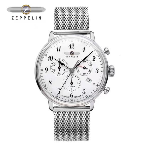 wristwatches zeppelin watches mens german men watch chronograph quartz watch men simple business casual stainless steel band waterproof watc, Slivery;brown
wristwatches zeppelin watches mens german men watch chronograph quartz watch men simple business casual stainless steel band waterproof watc, Slivery;brown