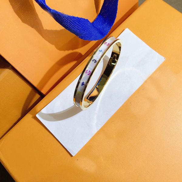 fashions new style bracelets women bangle luxury designer jewelry 18k gold plated stainless steel wedding lovers gift bangles accessories wh, Black
fashions new style bracelets women bangle luxury designer jewelry 18k gold plated stainless steel wedding lovers gift bangles accessories wh, Black