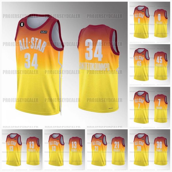 2023 all-star eastern conference basketball jersey giannis 34 antetokounmpo joel 21 embiid kyrie 2 irving donovan 45 mitchell jayson 0 tatum, Black;red
2023 all-star eastern conference basketball jersey giannis 34 antetokounmpo joel 21 embiid kyrie 2 irving donovan 45 mitchell jayson 0 tatum, Black;red